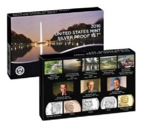2016 United States Mint Silver Proof Coin Set